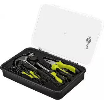 GOOBAY TOOLS 77845 pradinis įrankių rinkinys, 26 dalių, su dėžute
