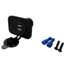 IWH USB dvigubas įleidžiamas lizdas 12/24V 2.1A 2x USB-A juodas 019006