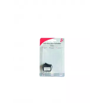 IWH 19030 svirtinis jungiklis, žalias LED apšvietimas, 12V/24V 10A SPST, montuojamas skydelyje