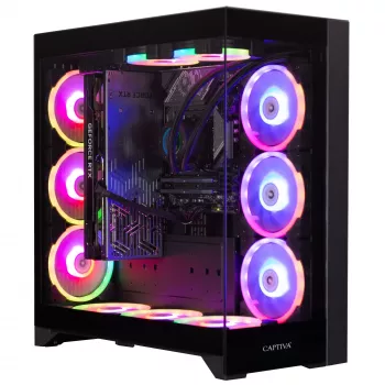 Captiva Highend Gaming R99-748 stalinis kompiuteris - AMD Ryzen 9 9950X3D, Radeon RX 9070 XT 16GB, 32GB DDR5, 2TB SSD, Windows 11 Home