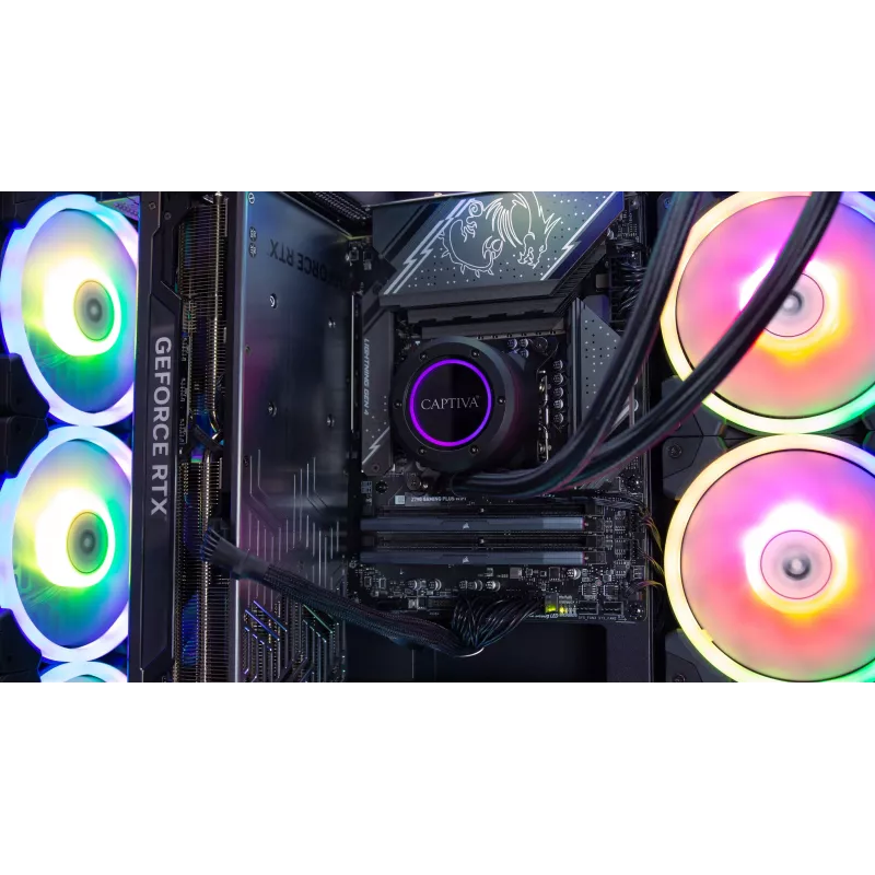 Captiva Highend Gaming R99-748 stalinis kompiuteris - AMD Ryzen 9 9950X3D, Radeon RX 9070 XT 16GB, 32GB DDR5, 2TB SSD, Windows 11 Home