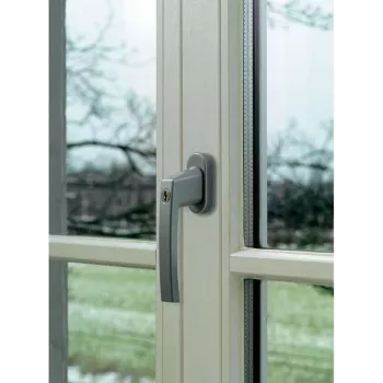 ABUS Užrakinama lango rankena Silver ABFS59486