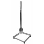 WEIß BS4040 aliuminis balkono stovas su 40x40 cm pagrindu, 1 m stiebu, 48 mm skersmens 3040