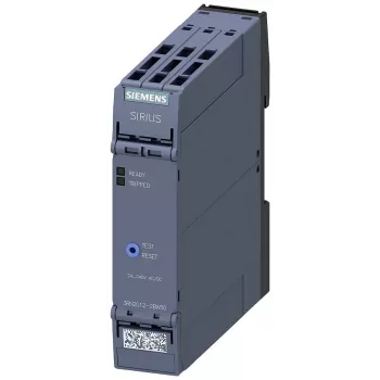 Siemens SIRIUS 3RN2 termistoriaus variklio apsaugos relė 3RN2012-2BW30, 24 V AC/DC, 1 jutiklio grandinė, 1NO+1NC, varžtiniai gnybtai, DIN bėgelis