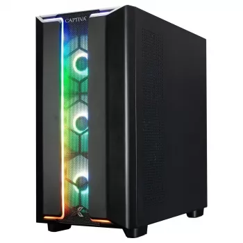 CAPTIVA Advanced Gaming R98-754 stalinis kompiuteris - AMD Ryzen 7 5700X, GeForce RTX 5060 Ti 16GB, 32GB RAM, 1TB SSD, be OS