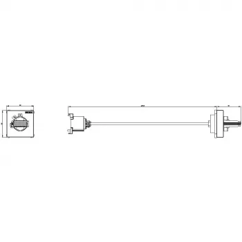 Siemens 3RV29261K durų movos sukimo mechanizmas 3RV2 grandinės pertraukikliams