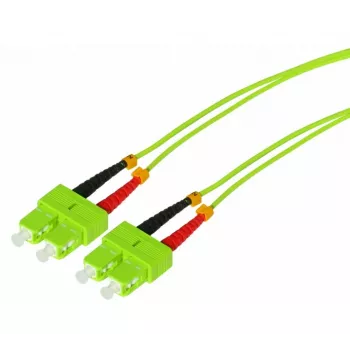 Tecline HD Fiber Optic komutacinis kabelis OM5, SC Duplex į SC Duplex, Lime Green, 5 m 796SS05