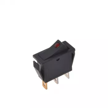 IWH raudonas apšviestas svirtinis jungiklis 12V/24V 10A ON-OFF SPST 19029