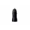 IWH dvigubas USB-C automobilinis įkroviklis 2.1A juodas 019053