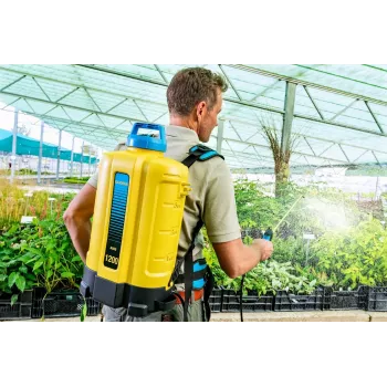 Gloria Haus und Garten 000067.0000 Belaidis kuprinės purkštuvas 18V 12L (be akumuliatoriaus)
