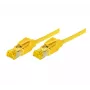 TECLINE Dätwyler Cat 6a S/FTP komutacinis kabelis, PiMF, geltonas, 3,0 m, 10 Gbit/s, be halogenų, Hirose TM31 jungtys 78003Y