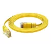 TECLINE Dätwyler Cat 6a S/FTP komutacinis kabelis, PiMF, geltonas, 3,0 m, 10 Gbit/s, be halogenų, Hirose TM31 jungtys 78003Y