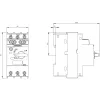 Siemens SIRIUS 3RV2 variklio starterio apsauginis jungiklis 3RV2021-1EA15, 1,6-2,5 A, 3 polių, 690 V