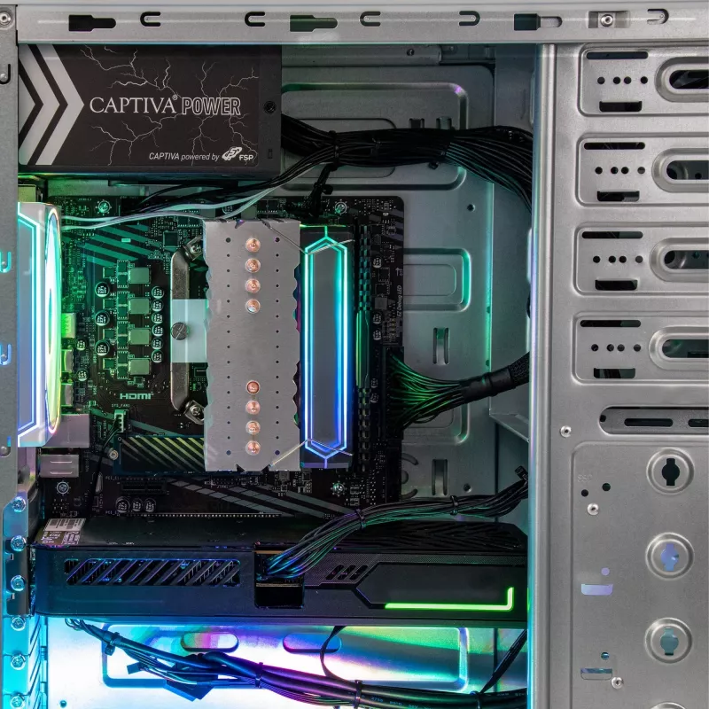 Captiva PC Advanced Gaming I98-672 (i5-14400F/RTX5060 Ti 8GB GDDR7/SSD 500GB/16GB/WLAN/be OS)