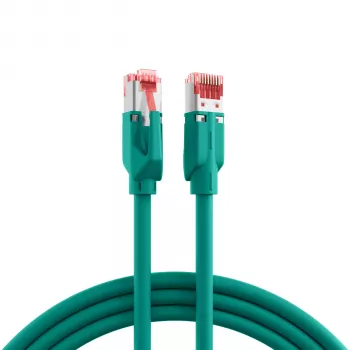 EFB-Elektronik Cat.6A S/FTP LSZH komutacinis kabelis, RJ45, žalias, 25 m K8053.25
