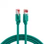 EFB-Elektronik Cat.6A S/FTP LSZH komutacinis kabelis, RJ45, žalias, 25 m K8053.25