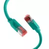 EFB-Elektronik Cat.6A S/FTP LSZH komutacinis kabelis, RJ45, žalias, 25 m K8053.25
