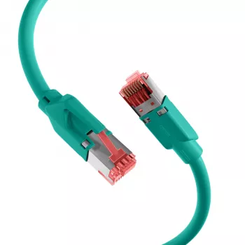 EFB-Elektronik Cat.6A S/FTP LSZH komutacinis kabelis, RJ45, žalias, 25 m K8053.25