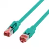 EFB-Elektronik Cat.6A S/FTP LSZH komutacinis kabelis, RJ45, žalias, 25 m K8053.25