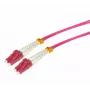 Tecline HD Fiber Optic komutacinis kabelis, 50/125 µm, Multimode OM4, LC Duplex į LC Duplex, Heather Violet, 15 m (798LL15)