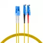 EFB-Elektronik Duplex Jumper LC-E2000 9/125µ OS2 LSZH geltonas 2,0mm 1m O0364.1