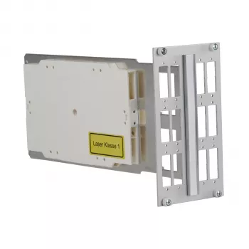 EFB-Elektronik 3U 14HP optinio modulio dėklas 12x SC Duplex, tuščias 53711.24