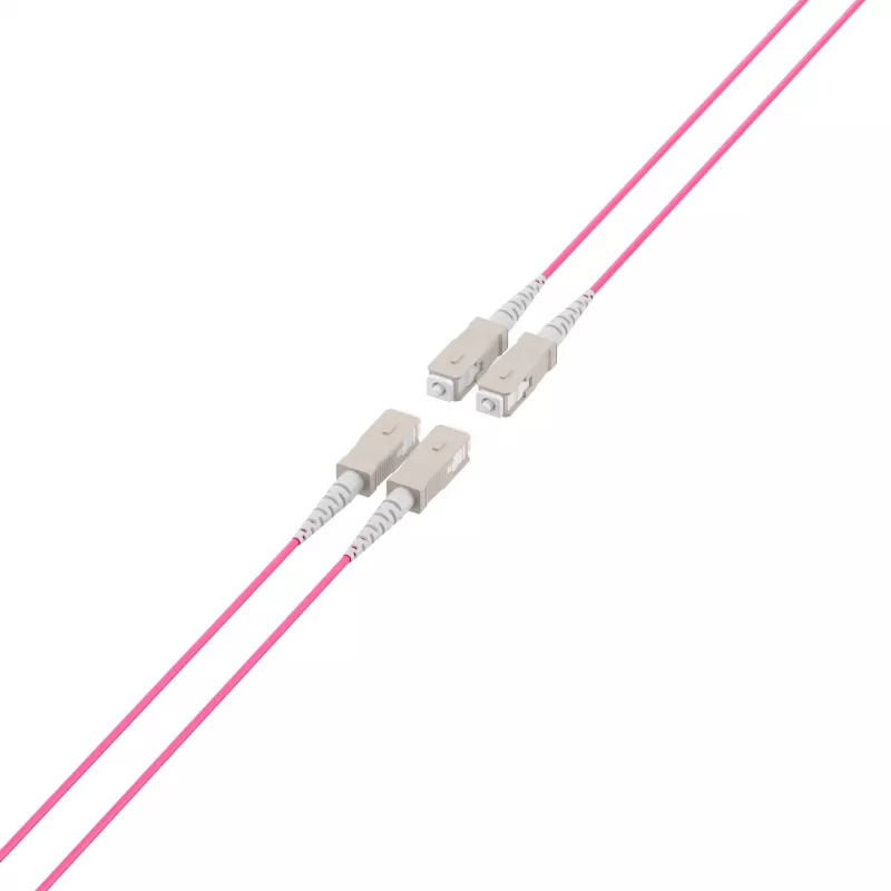 EFB Elektronik OM4 daugiamodis šviesolaidinis magistralinis kabelis, 4 pluoštai, SC į SC, 30 m, LSZH, Dca O8301S30OM4