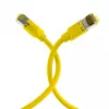 EFB Elektronik RJ45 komutacinis kabelis Cat.6A S/FTP LSZH geltonas 0,15m (K8560GE.0,15)