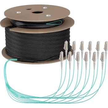 EFB Elektronik magistralinis optinis kabelis U-DQ ZN BH OM3 12G 1x12 LC-LC 100m Dca LSZH - 100 m O8342S100OM3