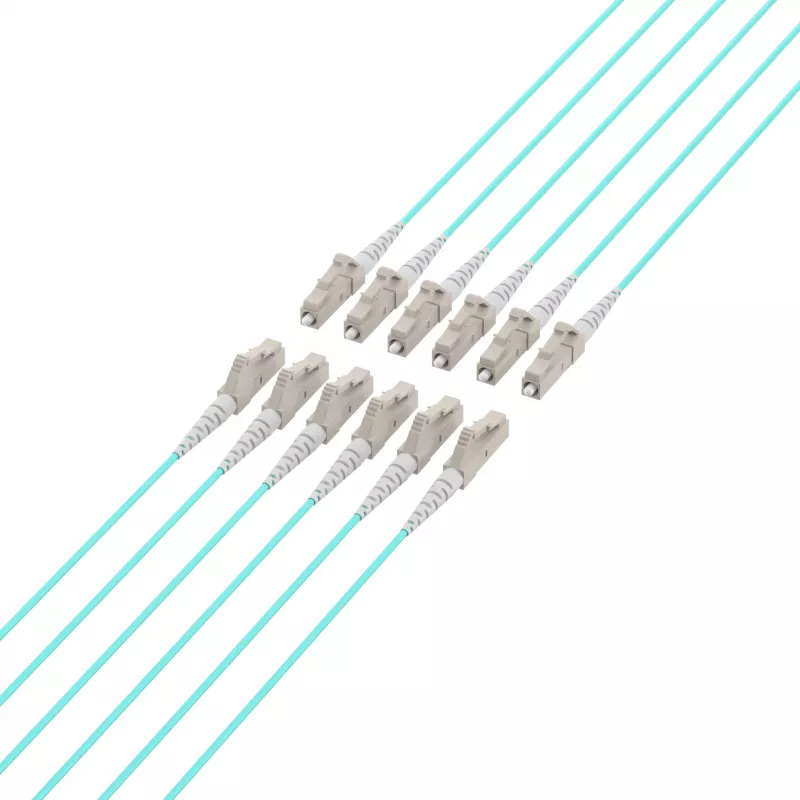 EFB Elektronik magistralinis optinis kabelis U-DQ ZN BH OM3 12G 1x12 LC-LC 100m Dca LSZH - 100 m O8342S100OM3