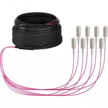EFB Elektronik šviesolaidinis magistralinis kabelis U-DQ ZN BH OM4 8G 1x8 SC-SC 30m Dca LSZH O8321S30OM4