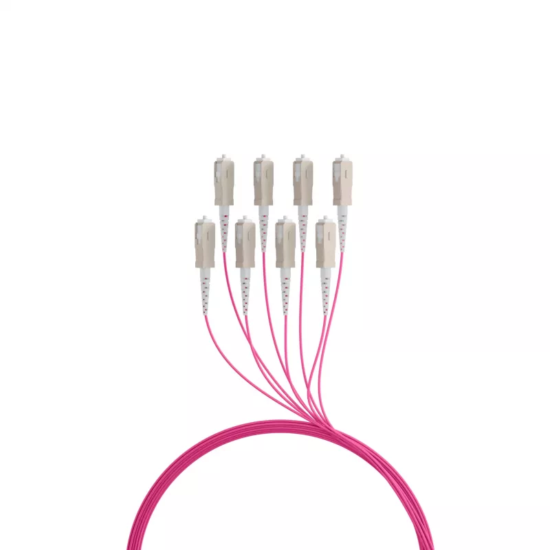 EFB Elektronik šviesolaidinis magistralinis kabelis U-DQ ZN BH OM4 8G 1x8 SC-SC 30m Dca LSZH O8321S30OM4