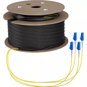 EFB Elektronik magistralinis kabelis U-DQ ZN BH OS2 4E 1x4 LC-LC 50m Dca LSZH G675A1 - 50 m O8303S50OS2