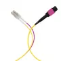 EFB Elektronik MPO-PLUS (F) į LC Duplex magistralinis kabelis, OM4, 12 pluoštų, Type B, LSZH, Erika violetinė, 3 m MPOF12LCOM4-3