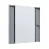 EFB Elektronik stiklinės durelės X-Rack sieniniam 12U korpusui, pilkos RAL 7035 spalvos (WGX-TUR12GR.G)