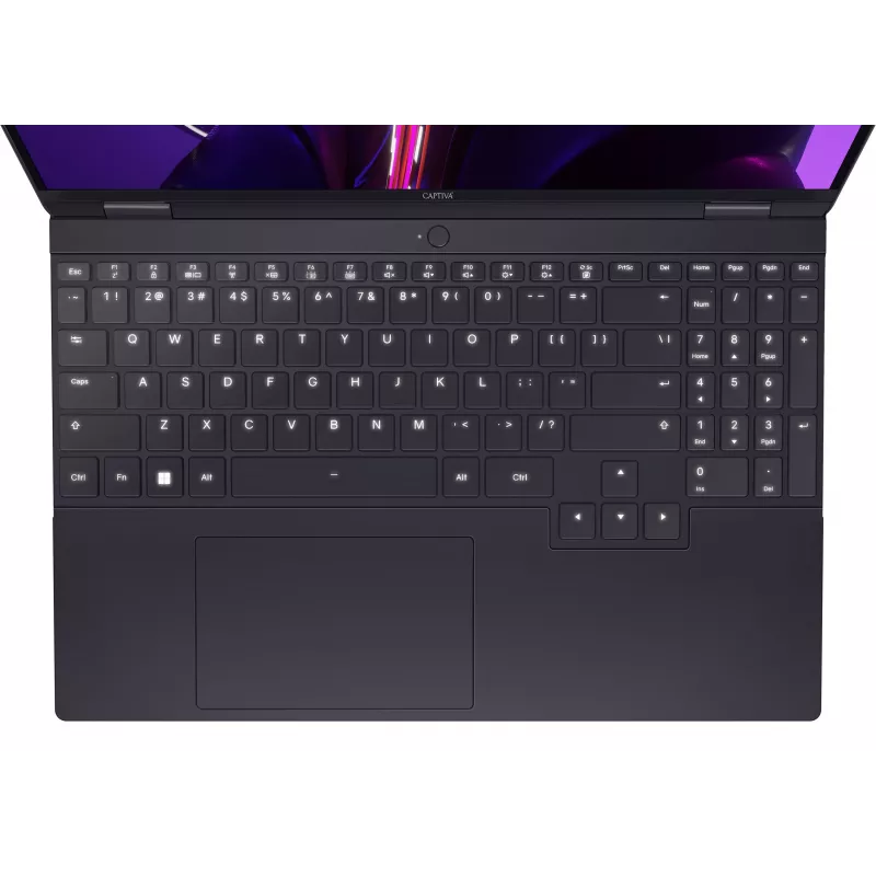 Captiva Power Starter I99-255CH 15,3 colio nešiojamasis kompiuteris - Intel Core Ultra 7 255H, 64GB RAM, 1TB SSD, Intel Arc Graphics, be OS 99259