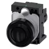 Siemens SIRIUS ACT 3SU1200-6KB10-1AA0 akustinis signalizatorius, 22 mm apvalus, plastikinis, juodas, 24 V AC/DC, IP66/IP67/IP69K