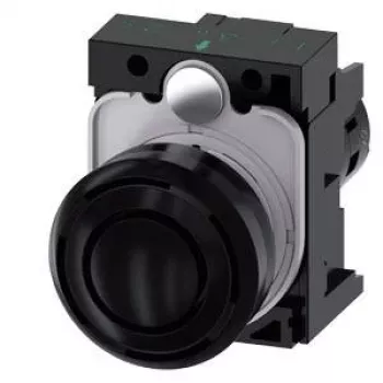 Siemens SIRIUS ACT 3SU1200-6KB10-1AA0 akustinis signalizatorius, 22 mm apvalus, plastikinis, juodas, 24 V AC/DC, IP66/IP67/IP69K