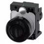 Siemens SIRIUS ACT 3SU1200-6KB10-1AA0 akustinis signalizatorius, 22 mm apvalus, plastikinis, juodas, 24 V AC/DC, IP66/IP67/IP69K
