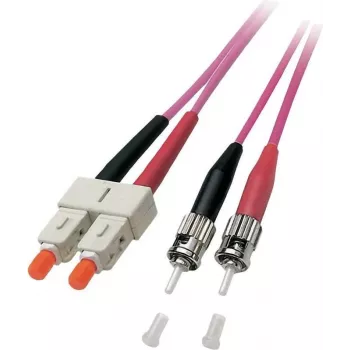 EFB Elektronik Duplex Jumper SC-ST 50/125µm OM4 LSZH Erika Violet 3,0mm 20m O0347.20 šviesolaidinis komutacinis kabelis