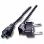 EFB Elektronik EK550.1,8 maitinimo kabelis 1,8 m juodas CEE 7/7 į IEC C5
