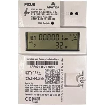 NZR trifazis elektros energijos skaitiklis 3 x 230/400V 5(60)A, MID sertifikuotas, 23030627