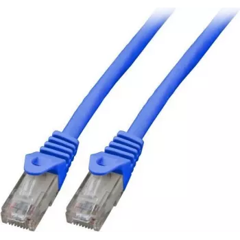 EFB-Elektronik RJ45 komutacinis kabelis Cat.5e U/UTP LSZH CCA AWG24/7 mėlynas 20m (K8110BL.20)
