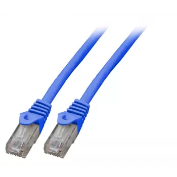 EFB-Elektronik RJ45 komutacinis kabelis Cat.5e U/UTP LSZH CCA AWG24/7 mėlynas 20m (K8110BL.20)