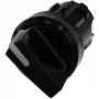 Siemens SIRIUS ACT 3SU10022BC100AA0 perjungiklio galvutė, 22 mm, 2 padėčių, fiksuojanti, juodas plastikinis priekinis žiedas, galima apšviesti
