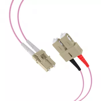 EFB-Elektronik Duplex Jumper LC-SC 50/125µ OM4 LSZH Erika Violet 2.0mm 30m O0323.30
