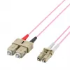 EFB-Elektronik Duplex Jumper LC-SC 50/125µ OM4 LSZH Erika Violet 2.0mm 30m O0323.30