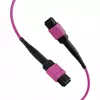EFB Elektronik MTP-F/MTP-F 48 pluoštų matricos pataisos kabelis OM4, LSZH Erika Violet, Code A, 25m MTPF48MTPFOM4-25-A