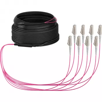 EFB Elektronik U-DQ ZN BH OM4 8G 1x8 LC-LC 10m Dca LSZH magistralinis kabelis O8322S10OM4
