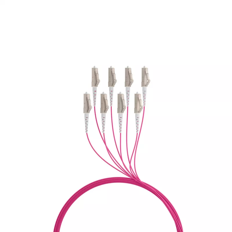 EFB Elektronik U-DQ ZN BH OM4 8G 1x8 LC-LC 10m Dca LSZH magistralinis kabelis O8322S10OM4